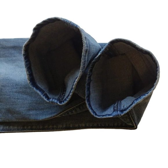 Express Leggings Womens 4 Cropped Mid Rise Stretch Denim Perfect - Picture 8 of 16